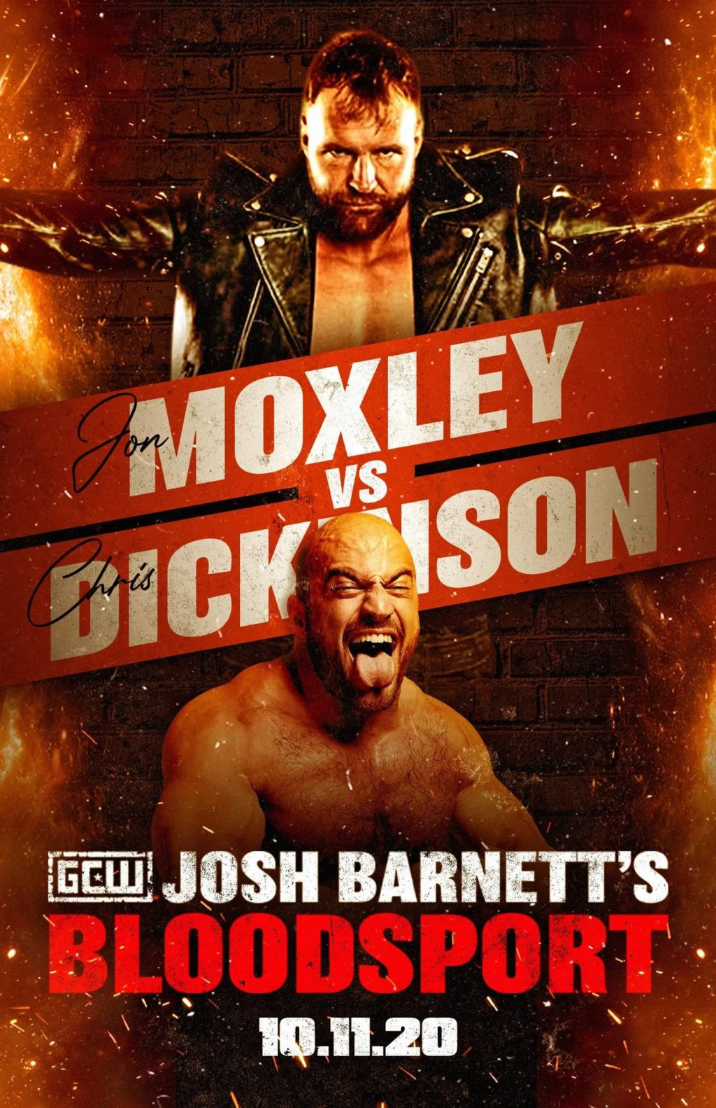 Jon Moxley vs. Chris Dickinson en GCW Josh Barnett's Bloodsport 3 - GCW