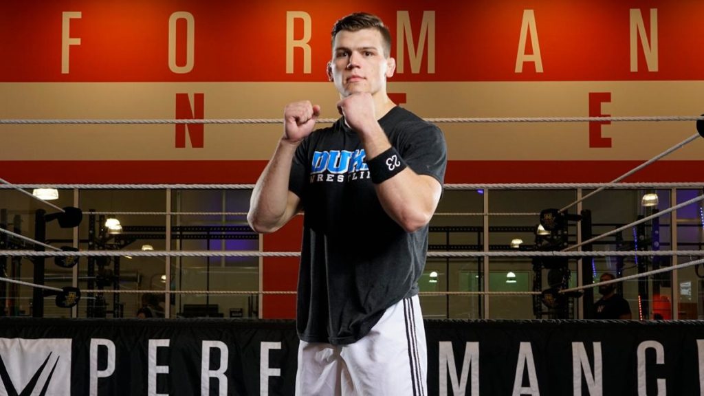 Jacob Kasper en el Performance Center de WWE en 2018 - WWE