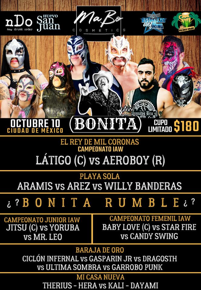 Indy Army Wrestling su evento Bonita