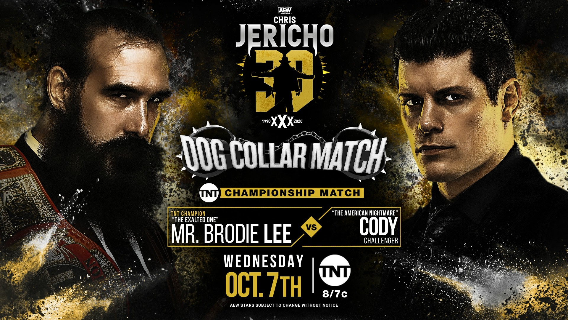 Mr. Brodie Lee vs. Cody en AEW Dynamite (07/10/2020) / Twitter.com/AEW