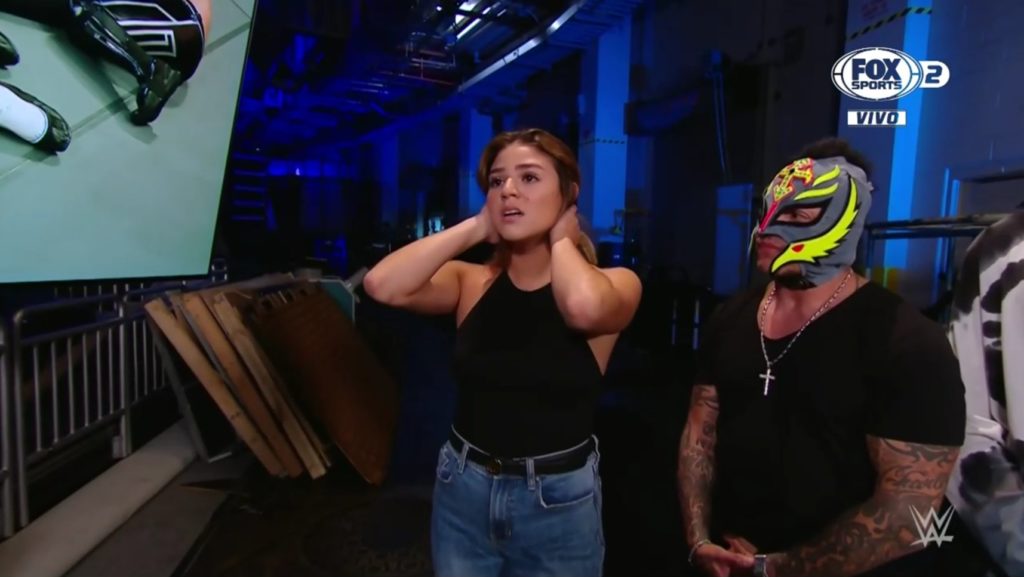 aalyah mysterio y rey mysterio smackdown 23 de octubre 2020