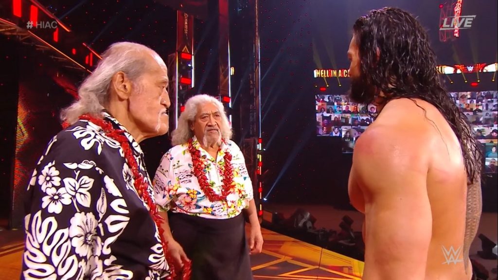 afa y sika y roman reigns hell in a cell 2020