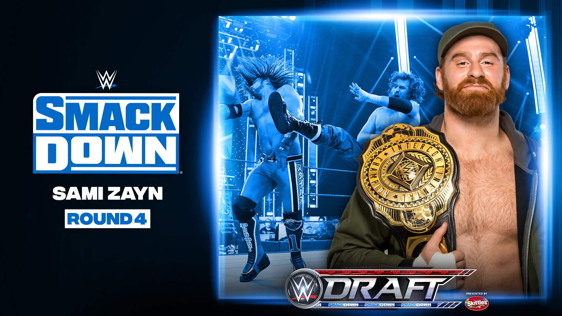 Sami Zayn seleccionado por SmackDown