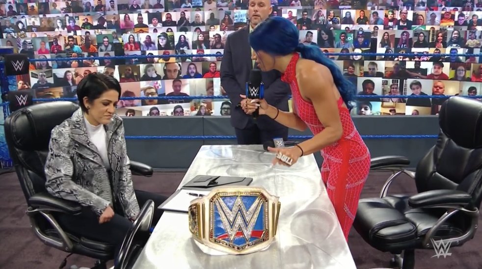 sasha banks y bayley smackdown 16 de octubre 2020