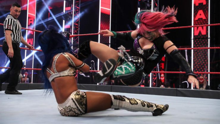 Una nueva lucha Sasha banks vs Asuka