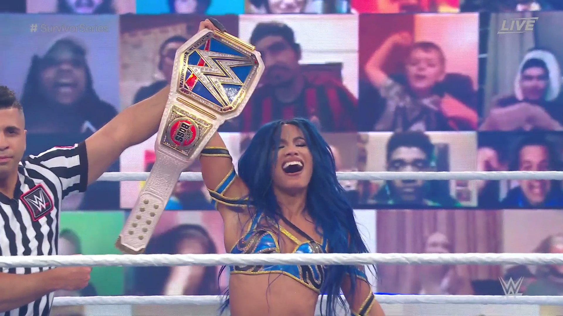 Sasha Banks vence a Asuka en el PPV Survivor Series 2020 (22/11/2020) / WWE