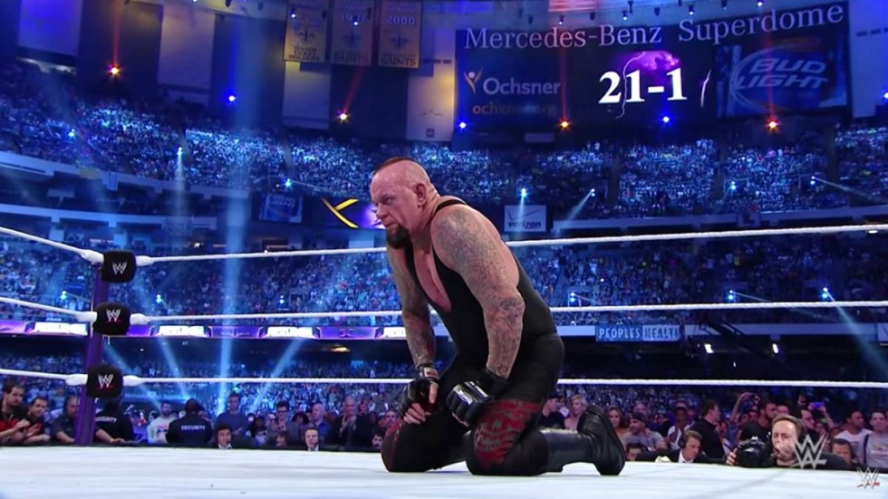 The Undertaker en WrestleMania XXX, tras perder su Streak - WWE