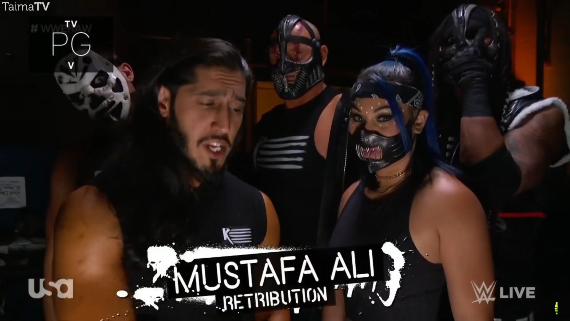 mustafa ali y retribution raw 9 de noviembre 2020