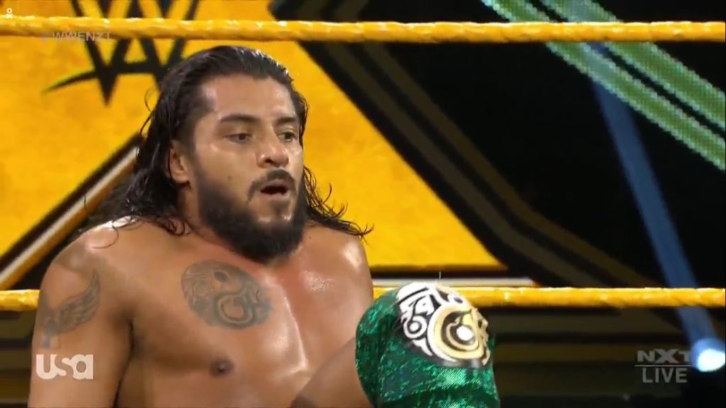 santos escobar vs jake atlas nxt 11 de noviembre 2020 2