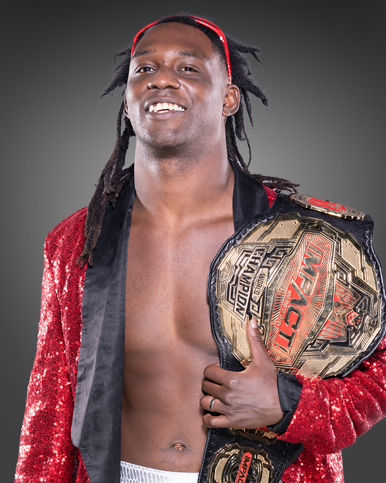 Rich Swann como Campeón Mundial Impact en 2020 - Anthem Sports & Entertainment