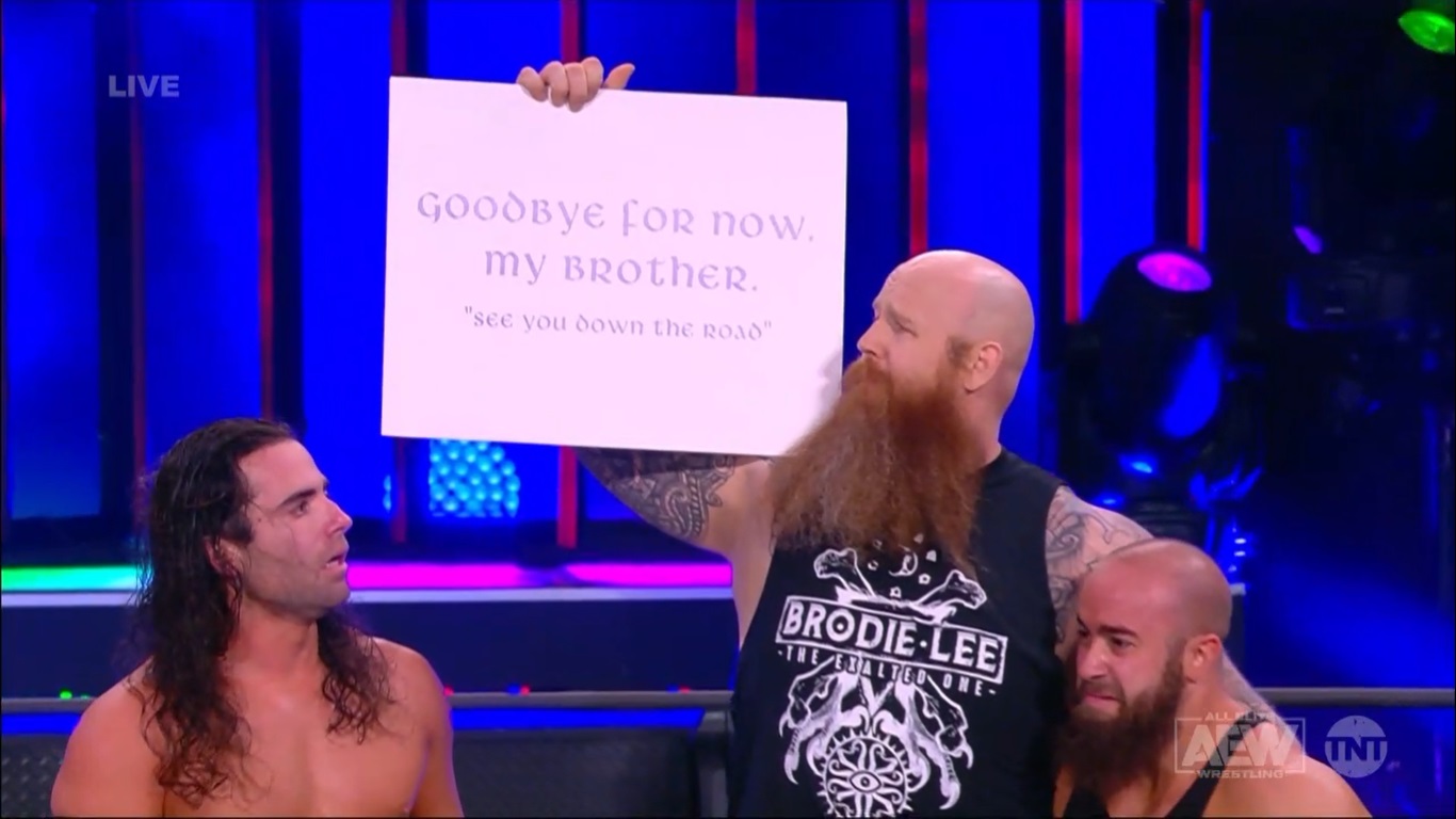 Erick Rowan hizo su debut en AEW y homenajeó a Brodie Lee! | Superluchas