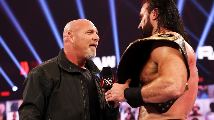 Drew McIntyre y Goldberg - Raw 4 de enero 2021