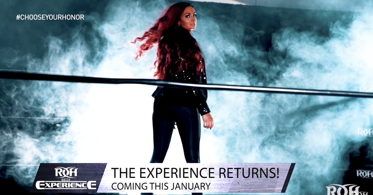 Maria Kanellis anunciando ROH The Experience - Sinclair Broadcast Group