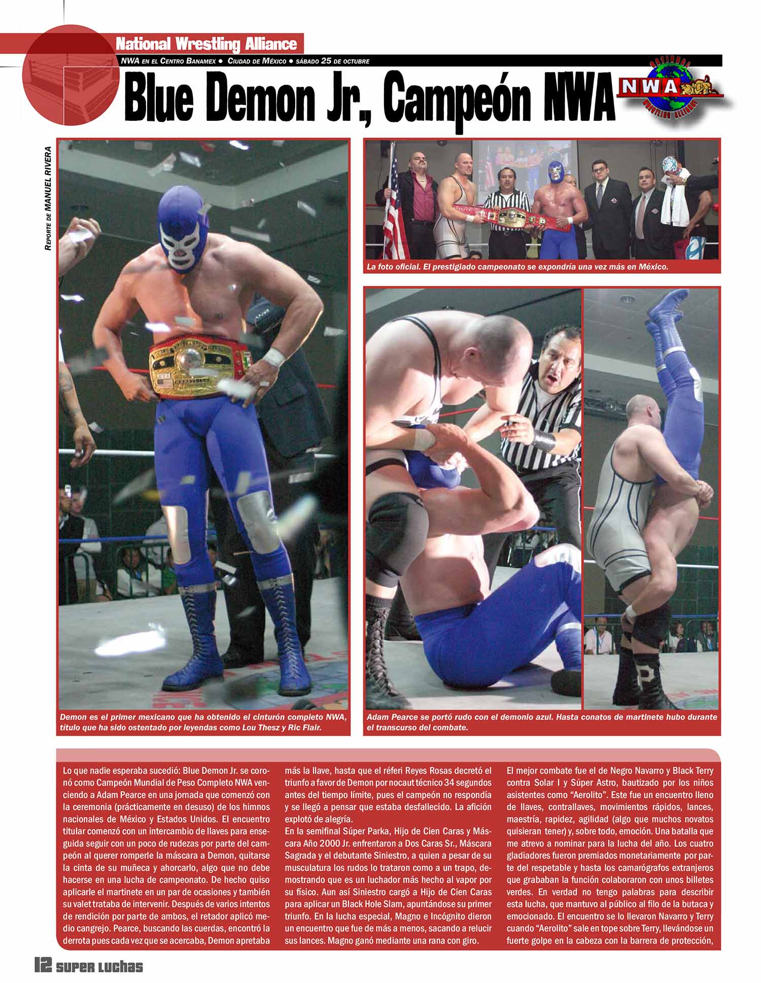 WWE reconoce el pasado de Adam Pearce como campeón | Superluchas
