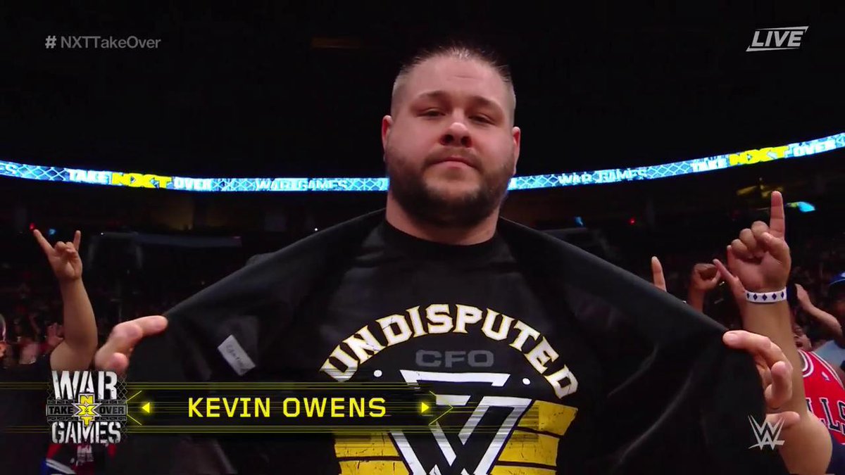 Kevin Owens en NXT TakeOver: WarGames
