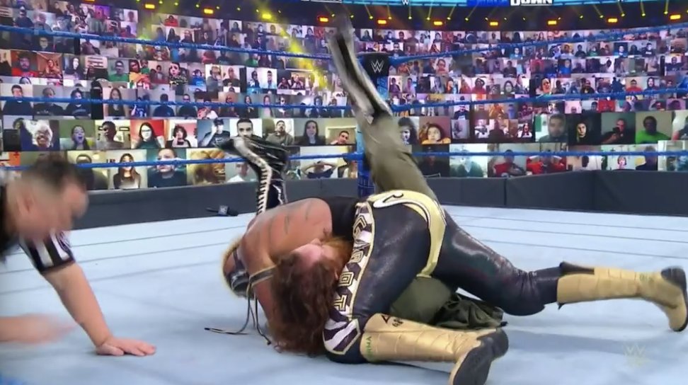 Rey Mysterio y Sami Zayn - SmackDown 8 de enero 2021