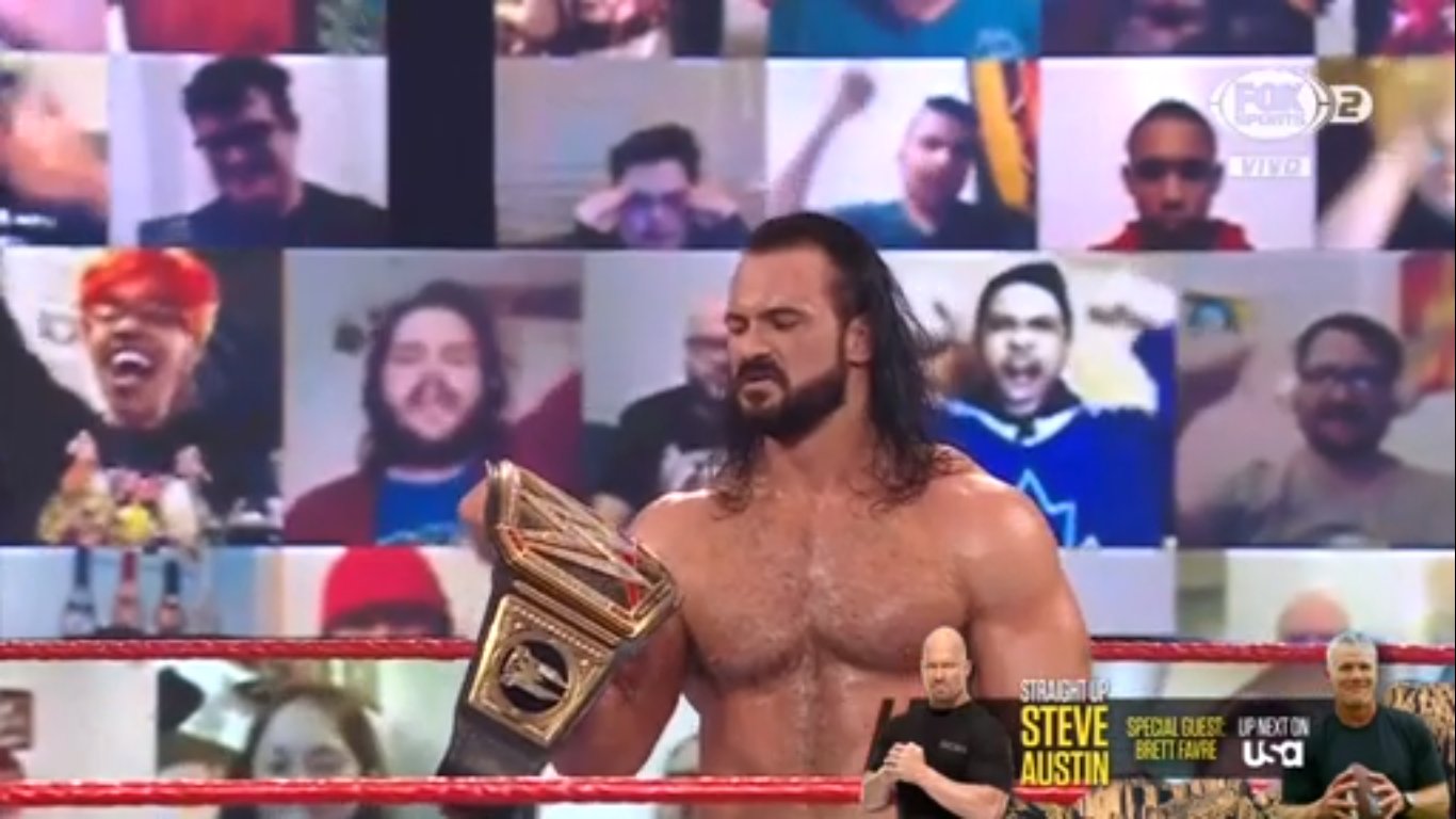 Drew McIntyre en el WWE ThunderDome