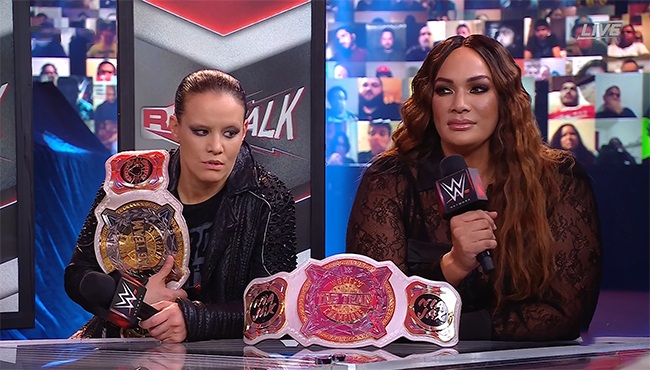 Shayna Baszler y Nia Jax - Raw Talk