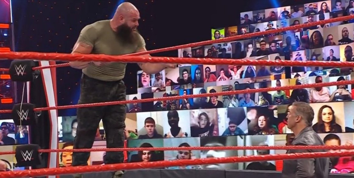 braun strowman y shane mcmahon raw 1 de marzo 2021