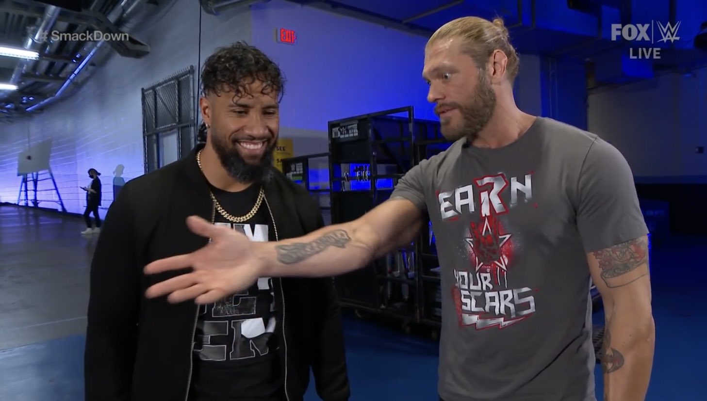 Edge Y Jey Uso Smackdown 12 De Marzo 2021