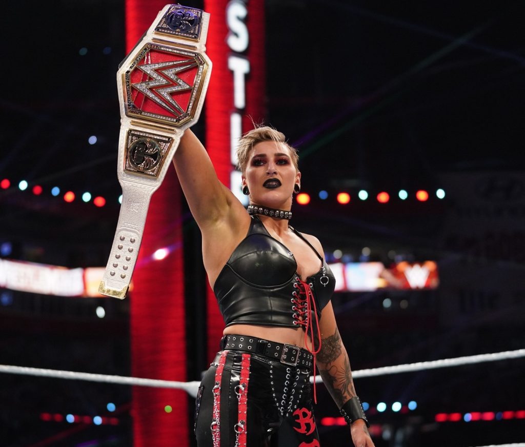 Rhea Ripely en WrestleMania