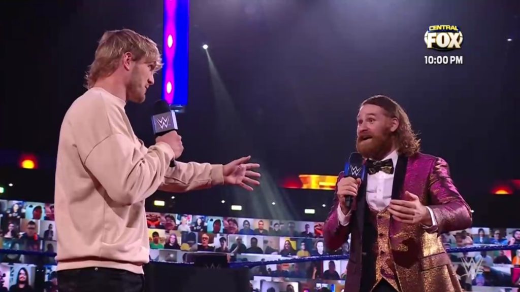 Sami Zayn y Logan Paul - SmackDown 2 de abril 2021