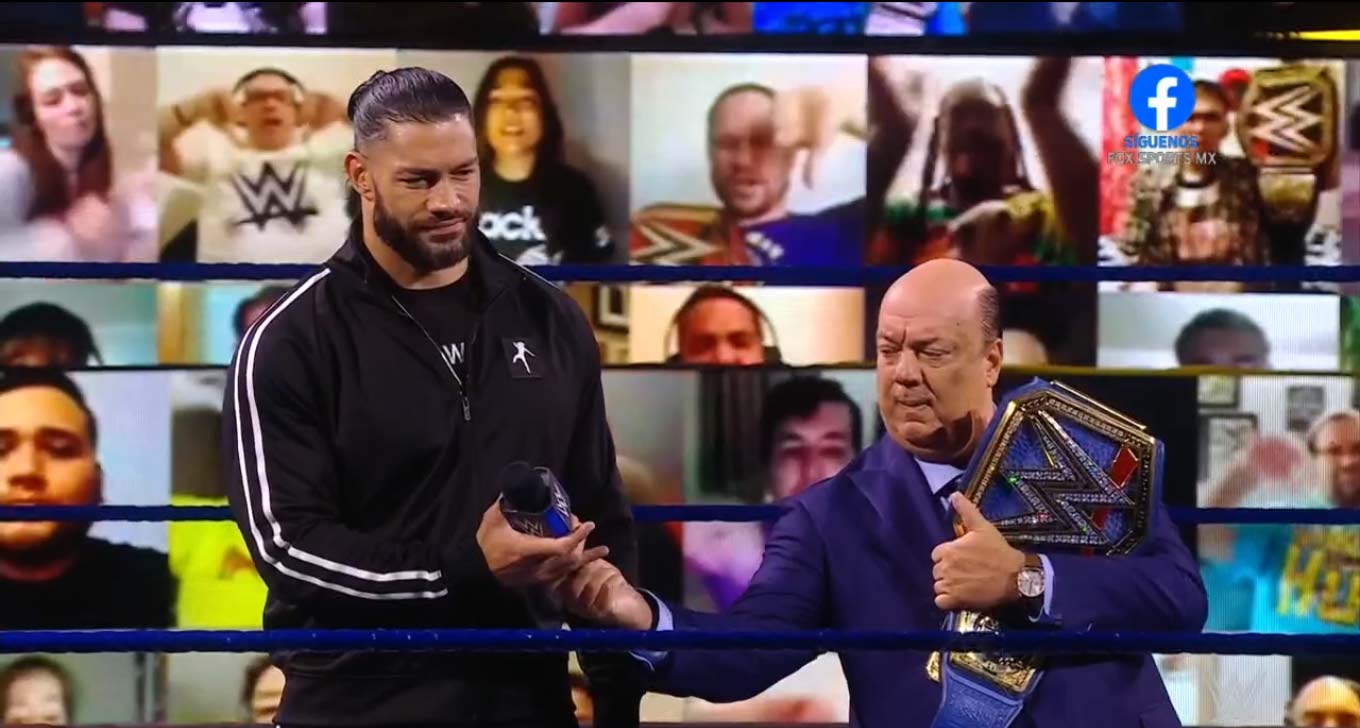 Roman Regins y Paul Heyman - SmackDown 4 de junio 2021