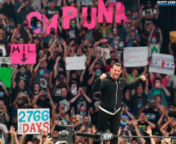 CM Punk debuta en AEW Rampage (20/08/2021) / Scott Lesh Ringside Photography / Twitter.com/ScottLesh724 / AEW 3
