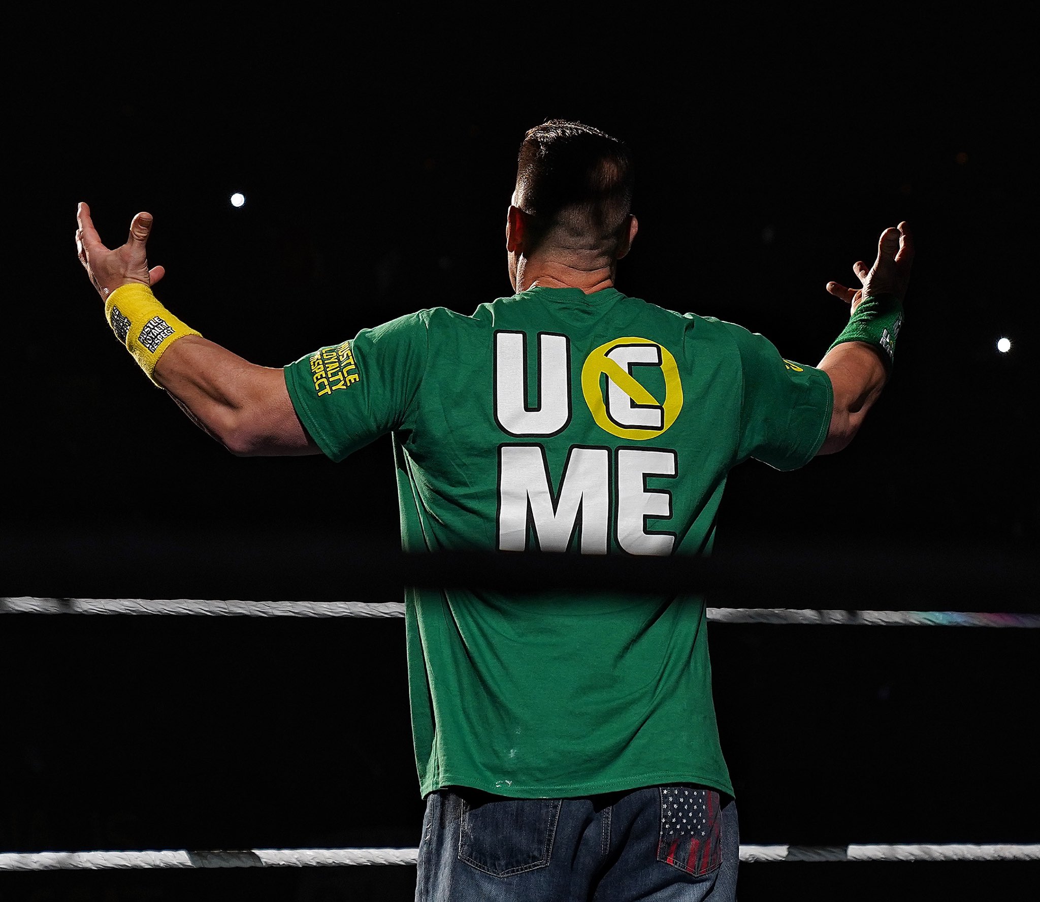 John Cena en el Little Caears Arena en Detroit, Michigan (01/08/2021) / WWE