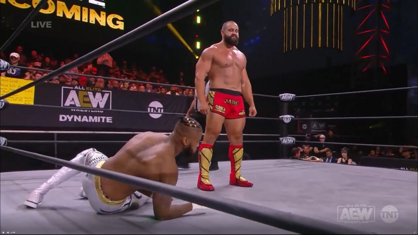 aew dynamite 04.08.2021 miro vs lee johnson