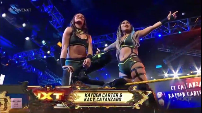 kayden carter y kacy catanzaro nxt 24 de agosto 2021