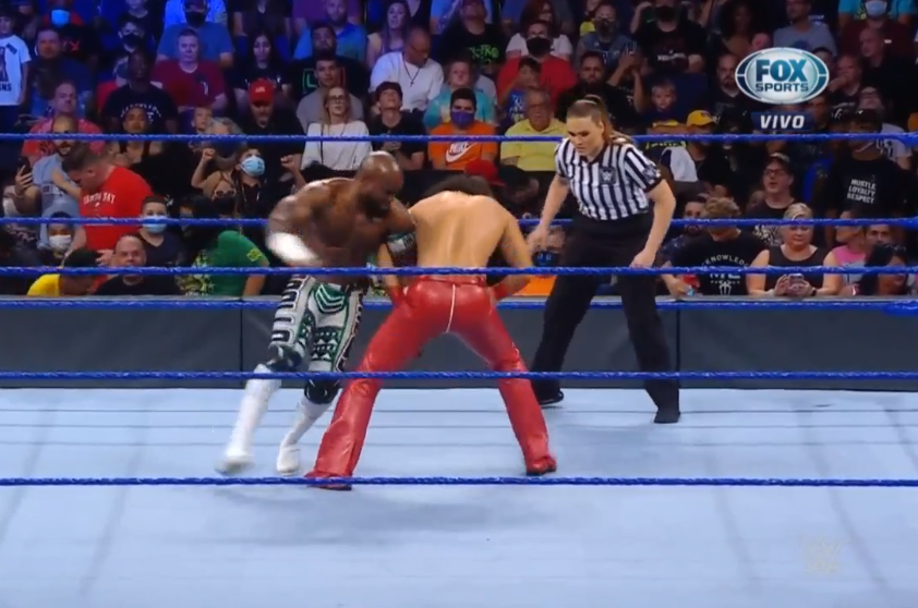 king nakamura y apollo crews smackdown 6 de agosto 2021 0