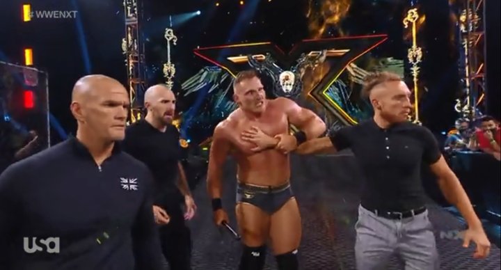 Oney Lorcan, Danny Burch, Ridge Holland y Pete Dunne - WWE NXT 24 de agosto 2021