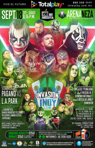 Pagano Sustituir A Rush En Evento En Arena Neza Superluchas
