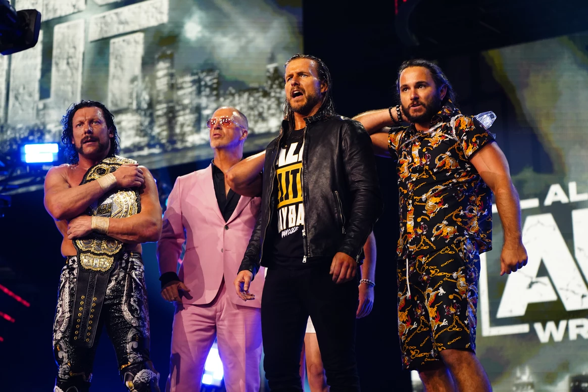 The Elite (Kenny Omega, Don Callis, Adam Cole y Nick Jackson) en AEW All Out 2021 (05/09/2021) / AEW