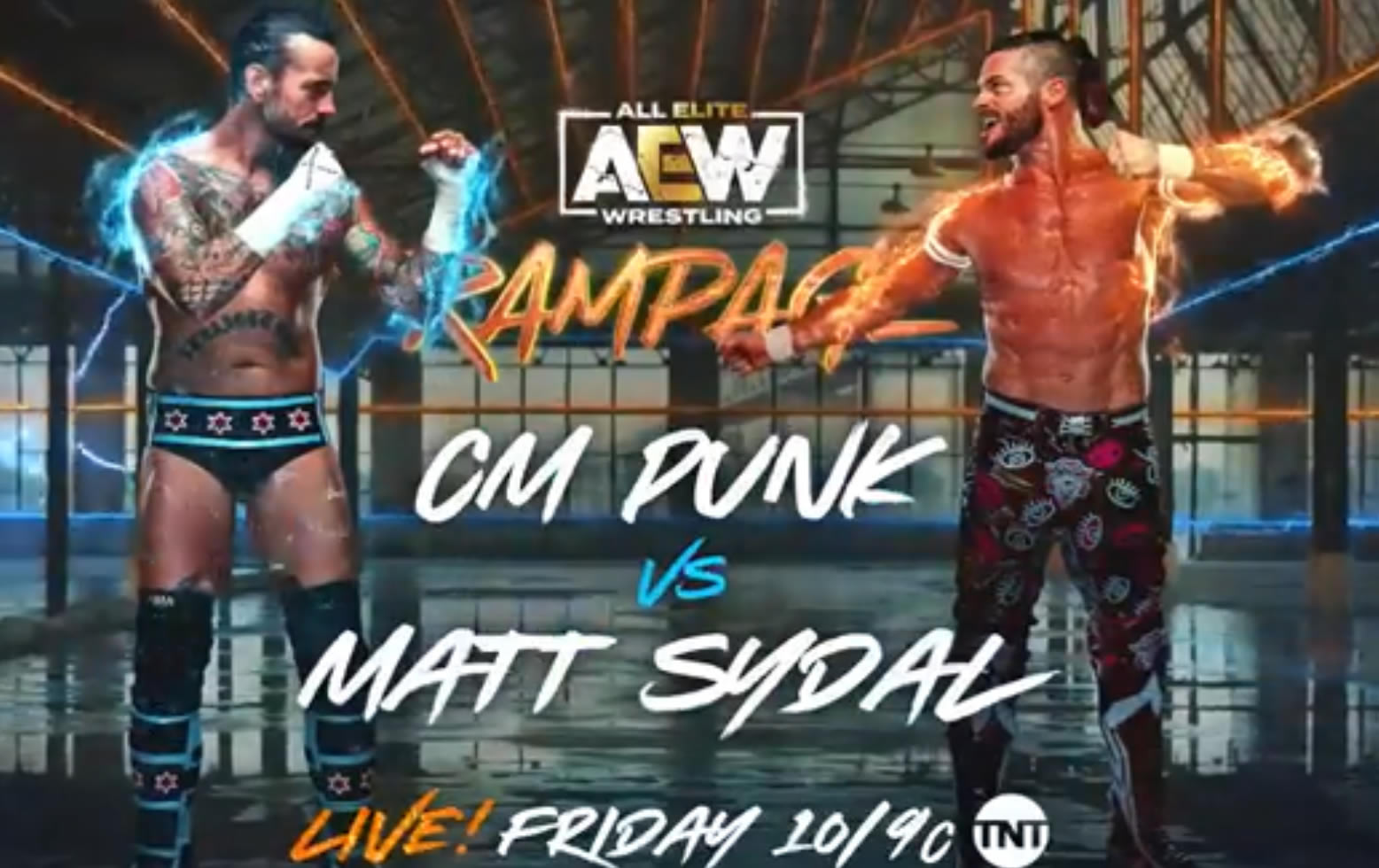 CM Punk vs. Matt Sydal - AEW Rampage 15 de octubre 2021