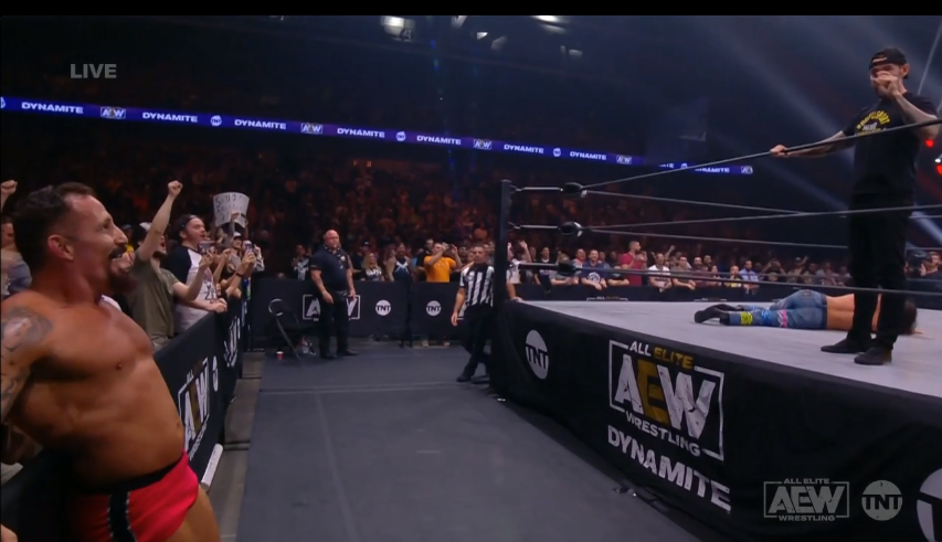 Bobby Fish y CM Punk - AEW Dynamite 23 de octubre 2021