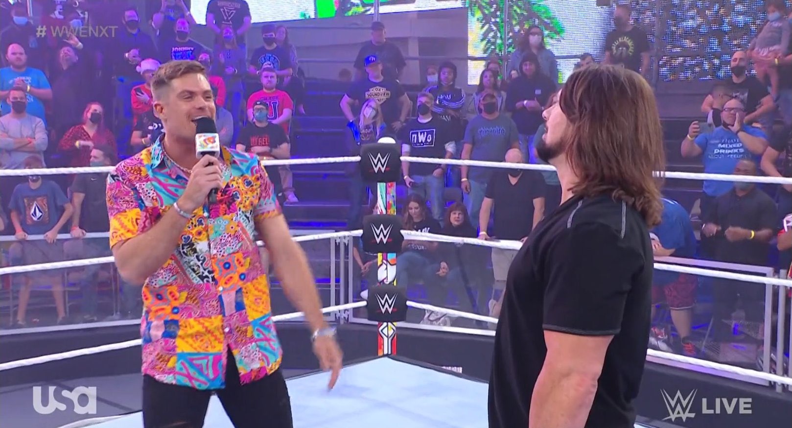 Grayson Waller Y Aj Styles Raw 21 De Diciembre 2021