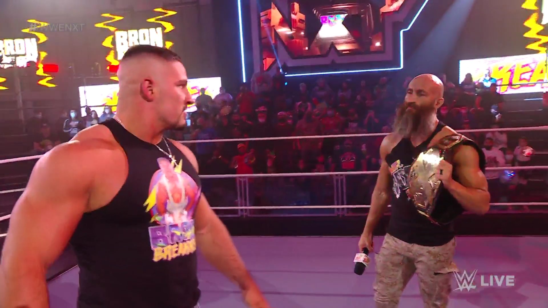 Tommaso Ciampa Y Bron Breakker Nxt 21 De Diciembre 2021