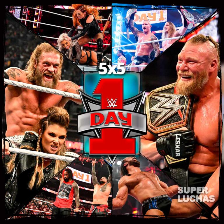 5x5: Lo mejor y lo peor de WWE DAY 1 2022