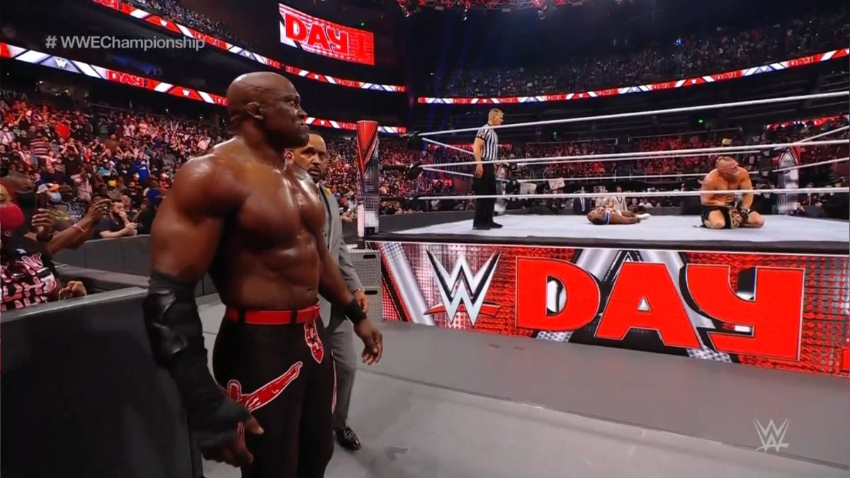 Bobby Lashley y Brock Lesnar - WWE Day 1