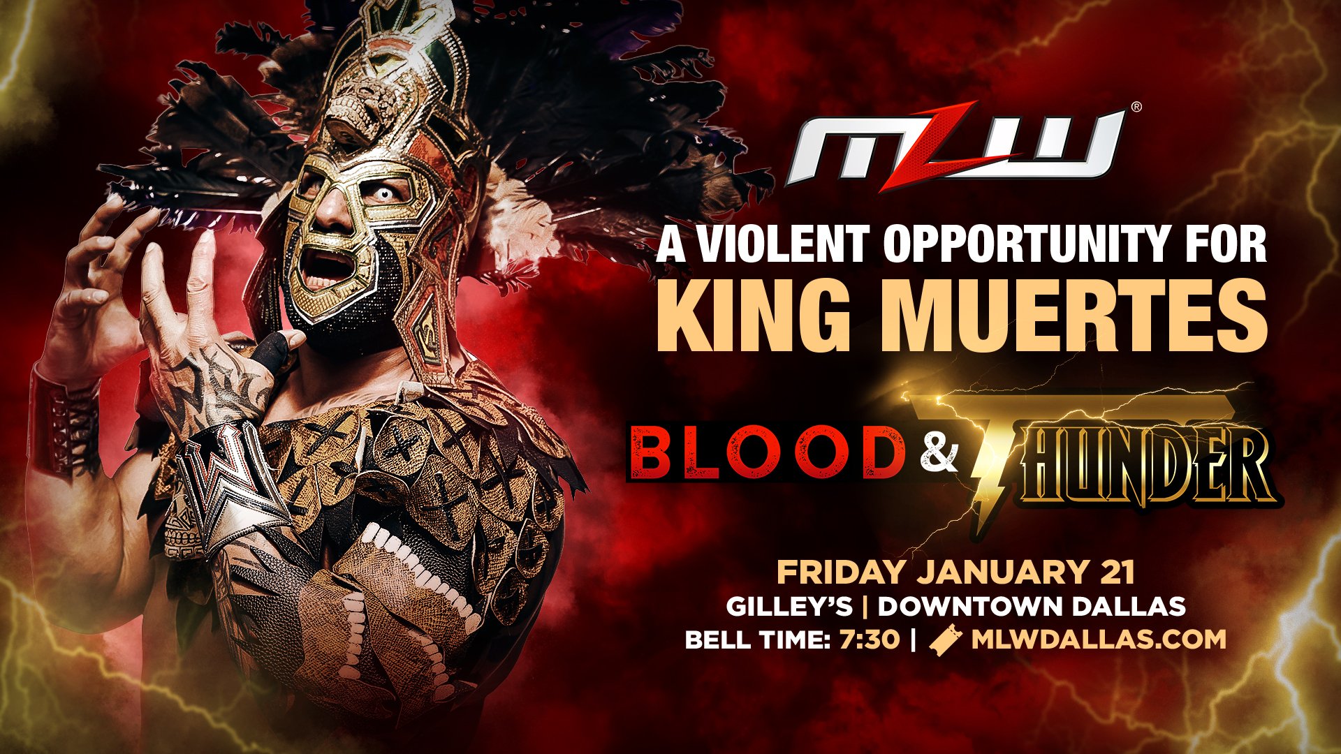 King Muertes en MLW Blood & Thunder 2022 (21/01/2022) / MLW