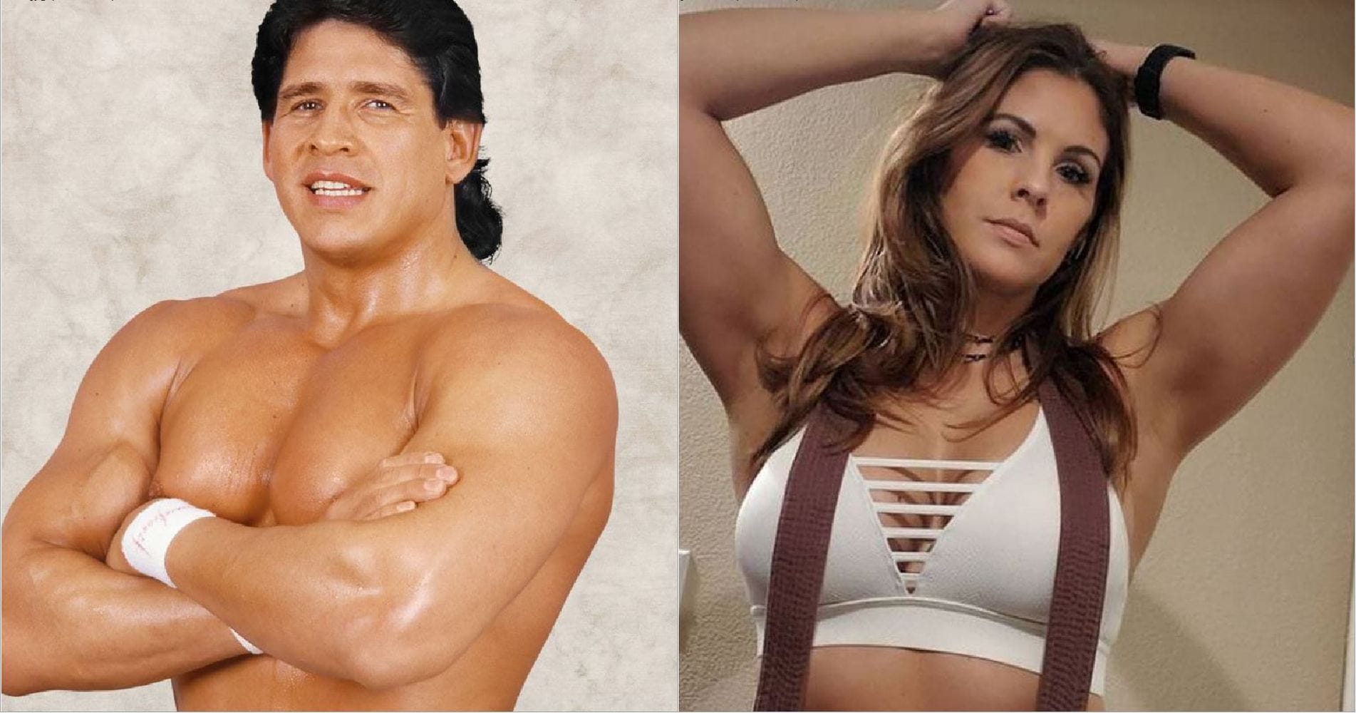 Tito Santana y su hija Jenni Santana