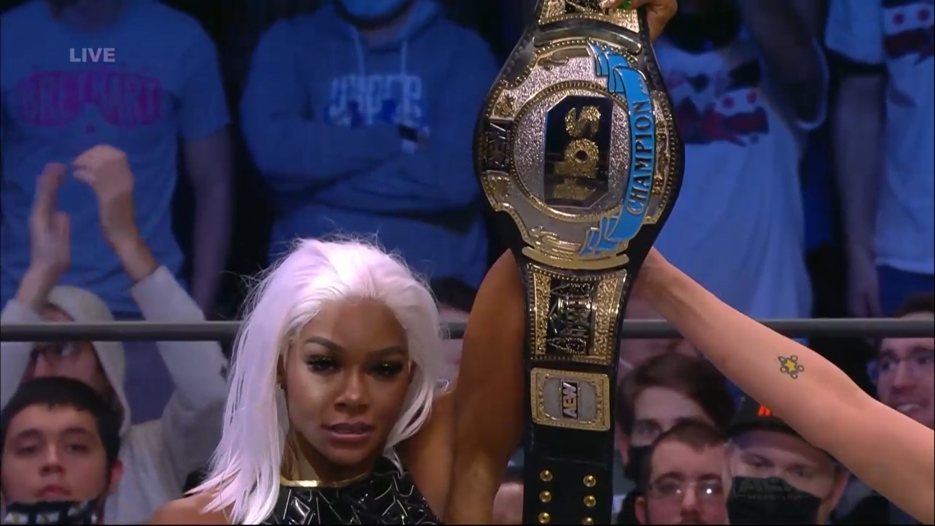 Aew Dynamite 05.01.2022 Jade Cargill Primera Campeona Femenil Tbs Tbs Womens Champion