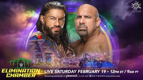 Roman Reigns vs. Goldberg en Elimination Chamber 2022 (19/02/2022) / WWE