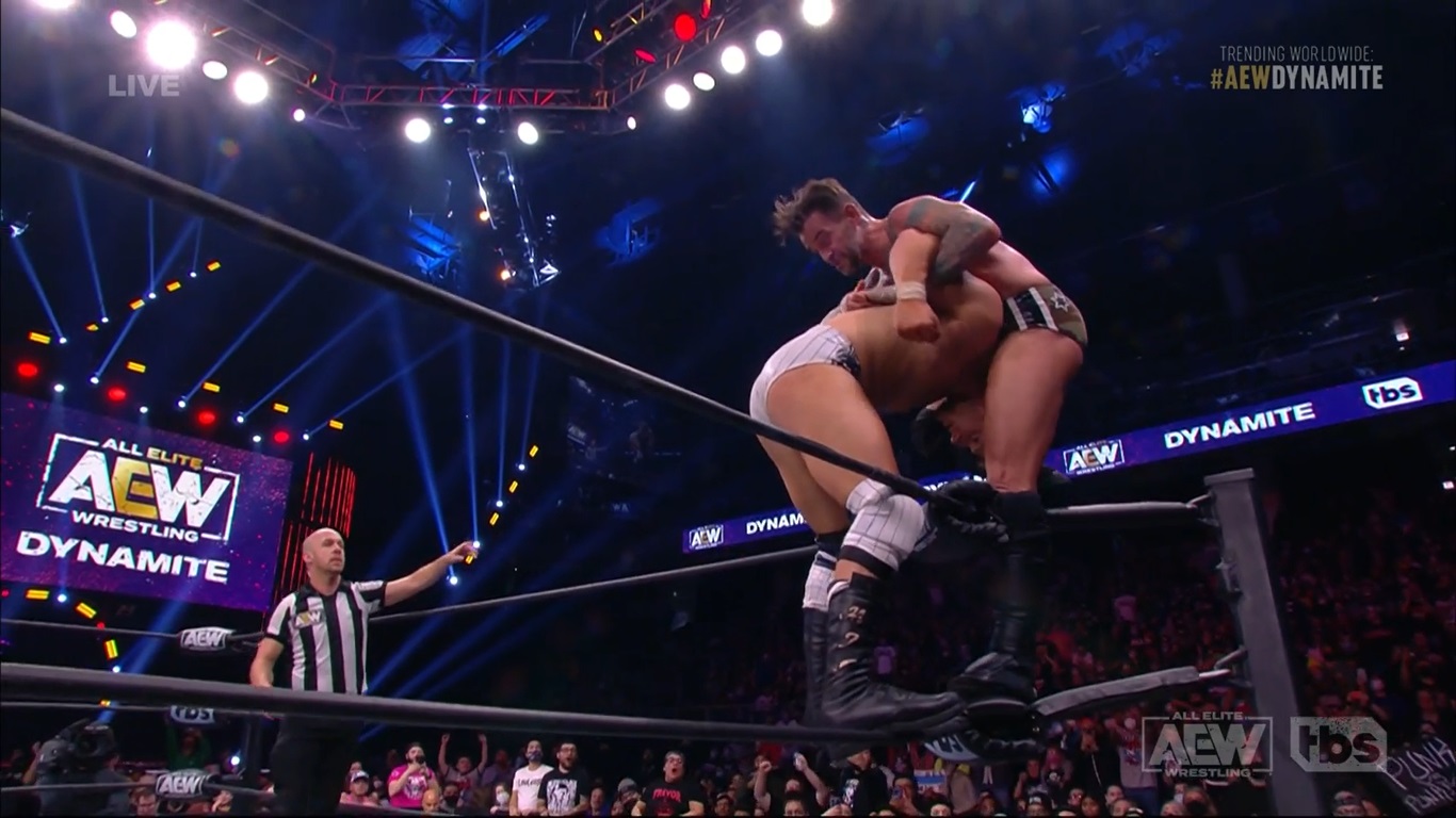 Aew Dynamite 02.02.2022 Cm Punk Vs Mjf 16