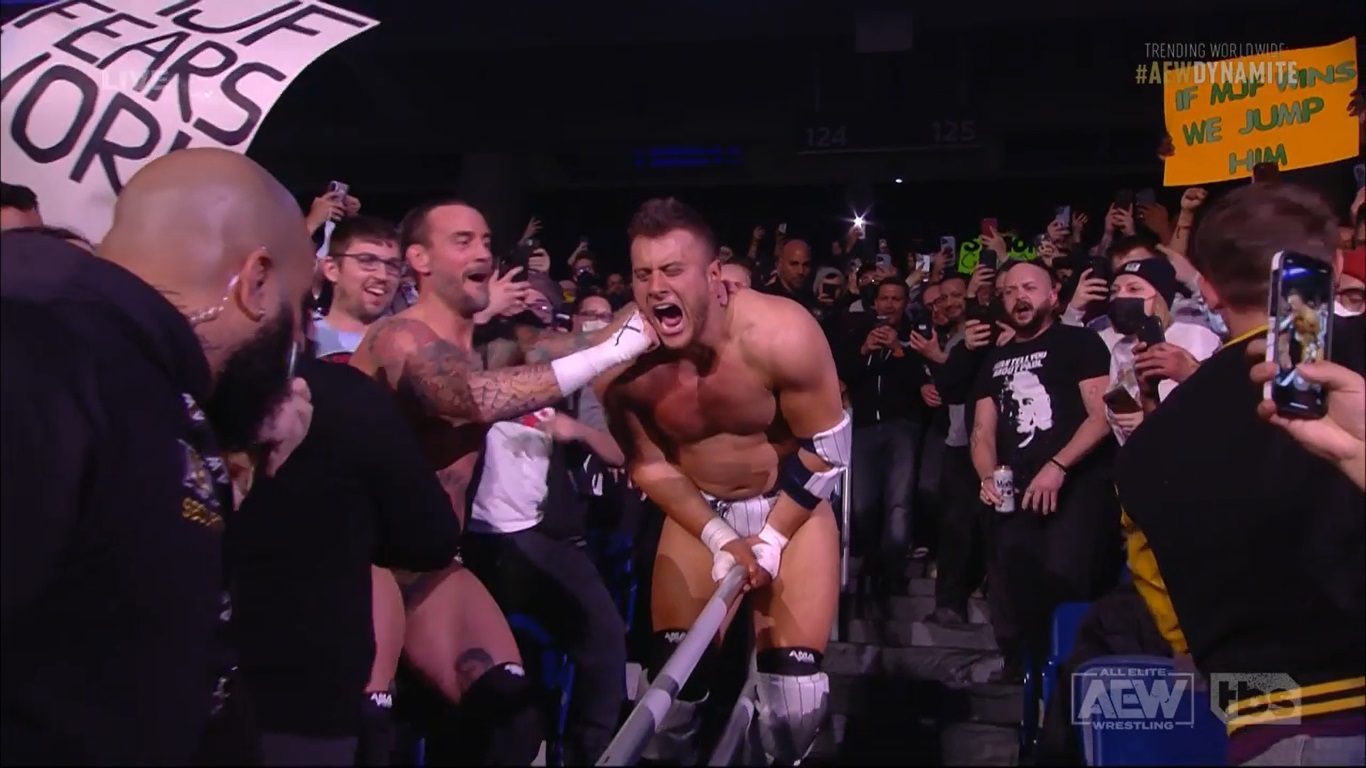 Aew Dynamite 02.02.2022 Cm Punk Vs Mjf 3