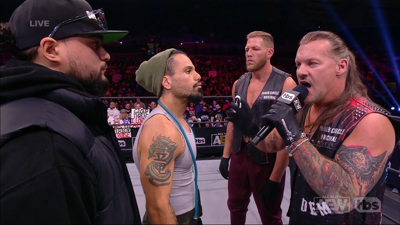 Aew Dynamite 09.02.2022 Santana Y Ortiz Chris Jericho Jake Hager