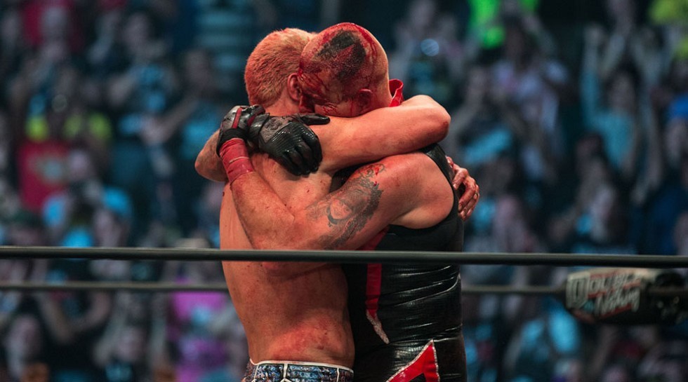 Cody y Dustin Rhodes en AEW Double or Nothing 2019 - AEW