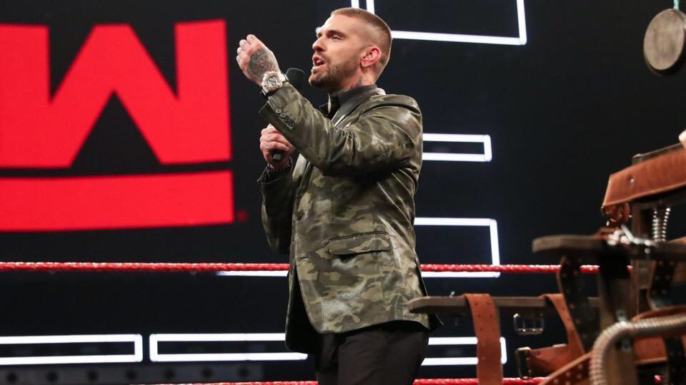 Corey bass during a segment en wwe raw